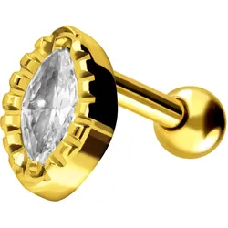 Titan Ohrpiercing KRISTALLTROPFEN