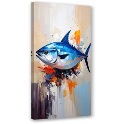 LEINWANDBILD Fisch Meer Ozean Natur 50x100cm