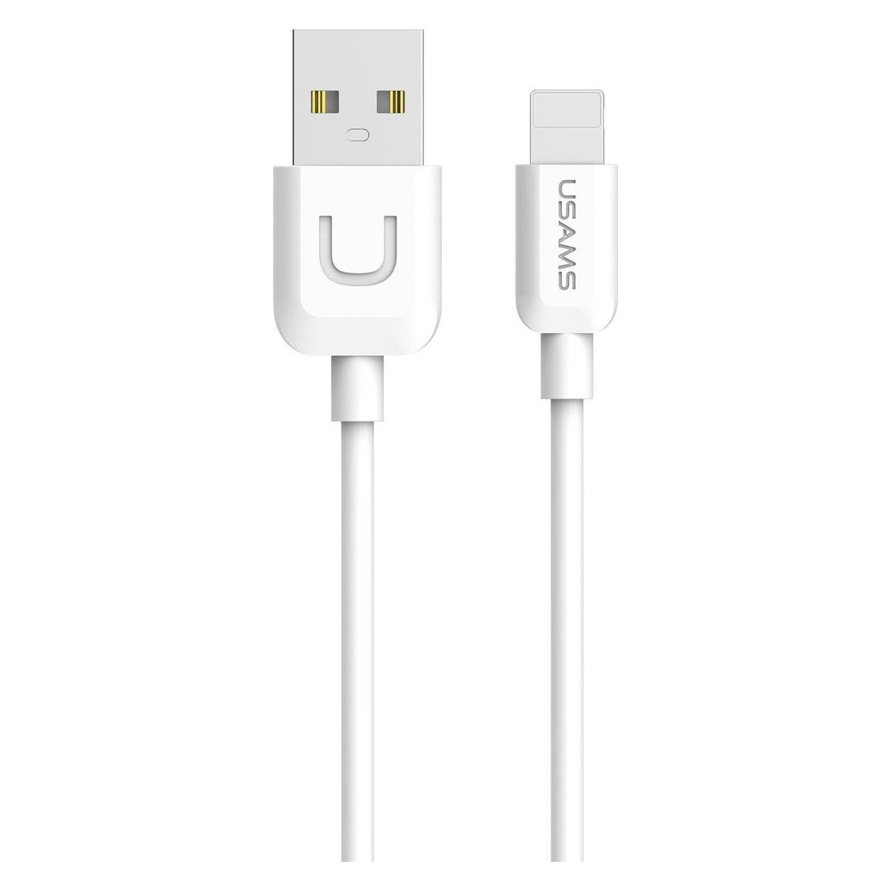 Usams Kabel U-Turn lightning 1m bialywhite 2A IPUSBXD02 US-SJ097 (1 m, USB 3.2 Gen 1) (IPUSBXD02)