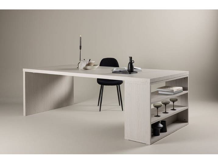 Esstisch Soluna - im modernen Design mit durchdachter Funktionalität - Weißwashed - Luxusbetten24