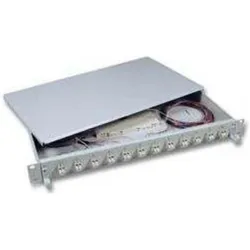 EFB Elektronik Spleissbox LC 50/125μ a.OM4,24 Pigtails abgesetzt/12 Kuppl, Server Zubehör