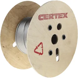 RS PRO, Seil, Drahtseil Edelstahl 3mm (75 m)
