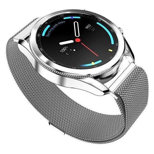 Mercury pasek Mesh Apple Watch 42/44/45 mm srebrny/silver (42 mm, 44 mm, 45 mm, Stainless Steel) (8809724801595)