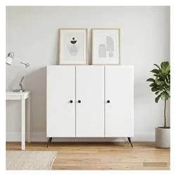 vidaXL, Vitrine + Buffetschrank, Buffetschrank (34.50 x 89 x 80 cm)