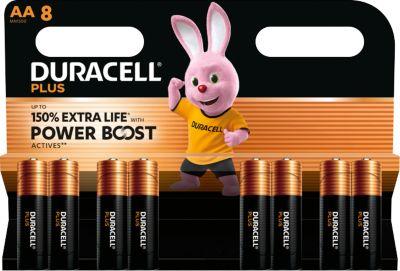 DURACELL® Batterie Plus Power, Mignon AA, 1,5 V, 8 Stück