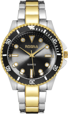 ModernMart Luxury Mens Business Quartz Watch Stainless Steel Classic Dress Sport Timepiece silver Golden Black
