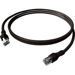 EasyLan DualBoot PushPull IP20 Patchkabel, Cat.6A (Class EA), S/FTP, schwarz, 7,5 m CPP1OSASAS0075