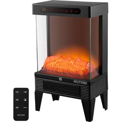 Echos Elektrokamin mit Heizlüfter Kaminillusion Flammeneffekt 1500W