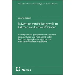PräventionvonPolizeigewaltimRahmenvonDemonstrationen, Fachbücher von Ana Nasrashvili