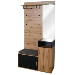 Garderobe   ¦ holzfarben ¦ Maße (cm): B: 104 H: 191,5