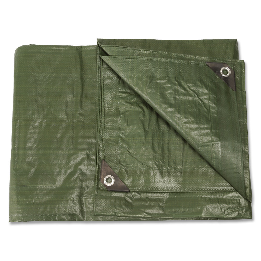 Olijfgroen afdekzeil van Sturm Bundeswehr und Freizeitshop, 385 x 500 cm