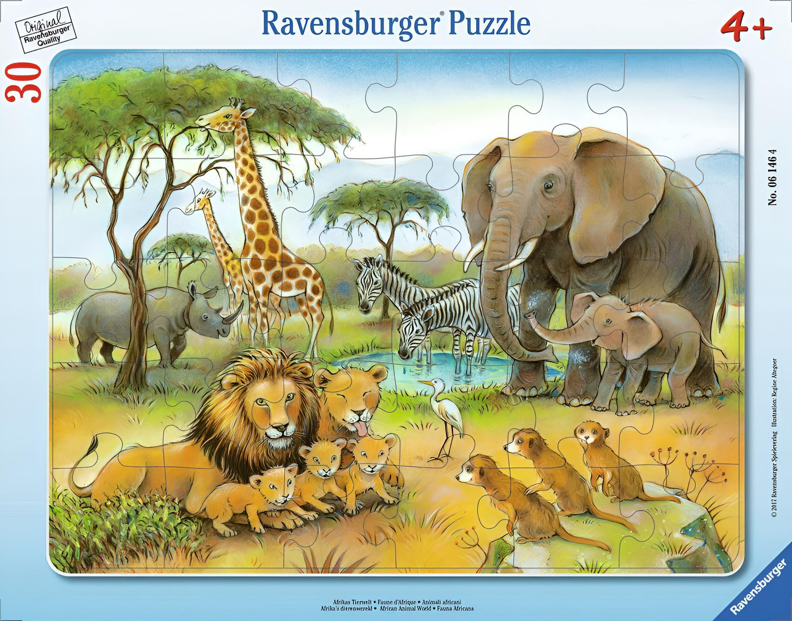 Ravensburger Afrikaanse dierenwereld puzzel