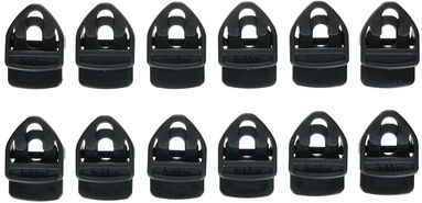 Holdon Xtra Clip Black 12pcs Pack Noir