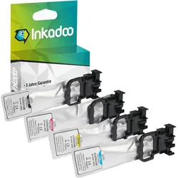 Inkadoo, Druckerpatrone, Druckerpatronen kompatibel mit Epson C13T01C400 Tintenpatrone