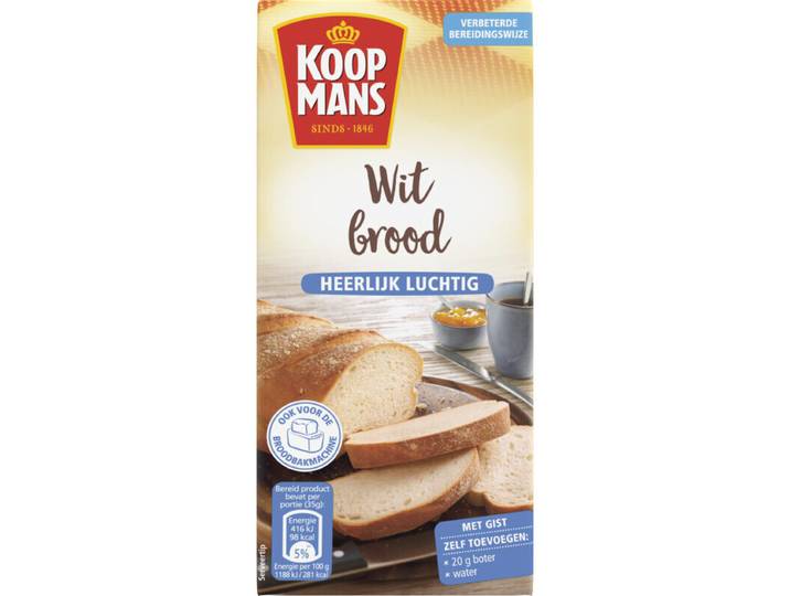 Koopmans Witte Broodmix - 450 g
