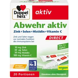 Doppelherz Abwehr Aktiv DIRECT Zink + Selen + Histidin + Vitamin C 20 St