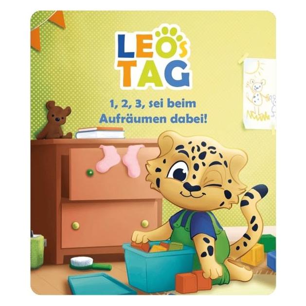 Tonies Leos Tag - 1, 2, 3 sei beim Aufräumen dabei! (Deutsch, 50 min) (11000199)