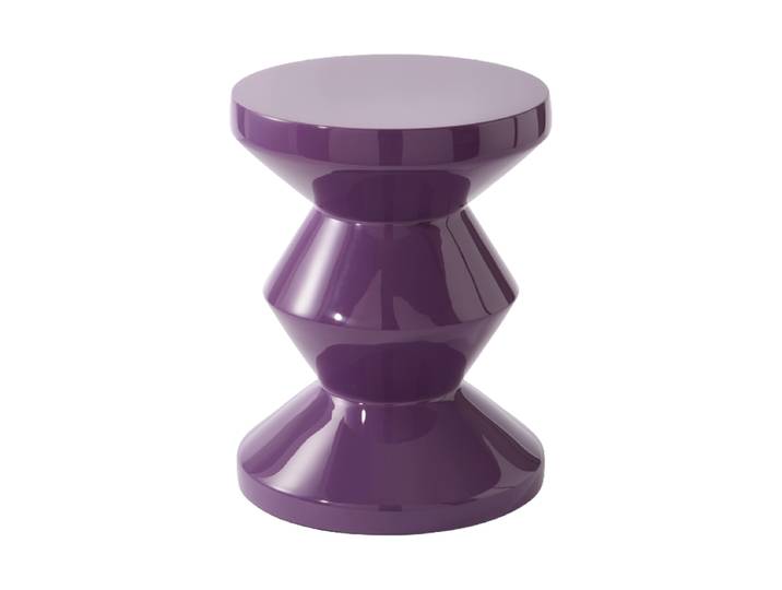 Design Beistelltisch & Hocker „Zig Zag“ Violett Pols Potten
