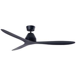 Lucci AIR Whitehaven Deckenventilator 35 W (Ø x H) 142 cm x 300 mm Schwarz mit Fernbedienung 213041