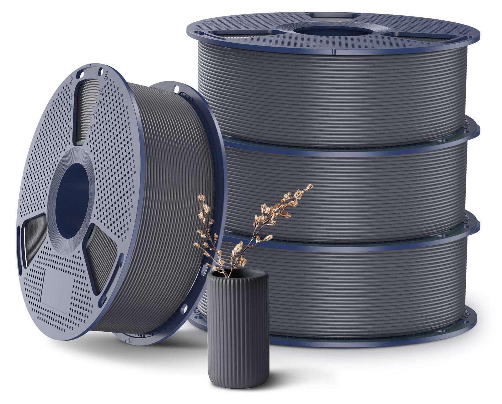 Selius PLA+ 2.0 Filament 1.75mm Grijs 4kg (4 stuks)