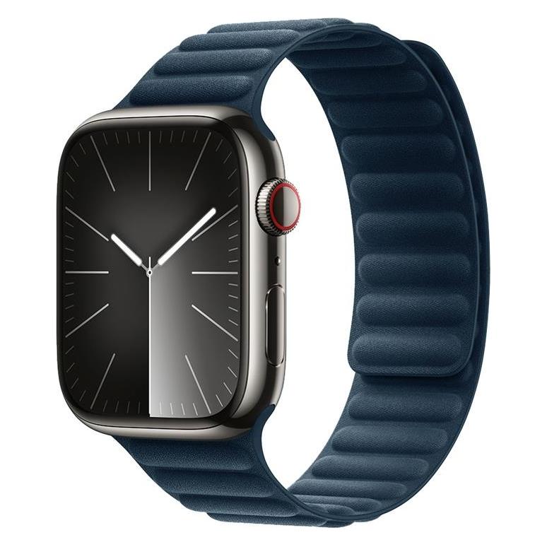 Devia Deluxe Magnetfaser-Armband, Meeresblau / Armband / Apple Watch 44/45/46 mm / magnetisch (Magnetfaser) (6942297104631)