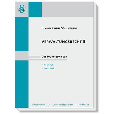 Verwaltungsrecht II, Paperback von Karl-Edmund Hemmer,Achim Wüst,Ralph Christensen,Michael Grieger, Hemmer/Wüst