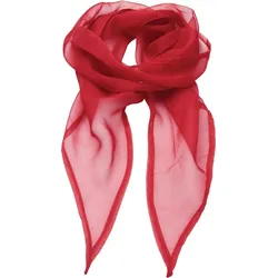 Premier Workwear Damen Chiffonschal 'Colours' Tuch PR740 red (ca. pantone 200) 98 x 16,5 cm