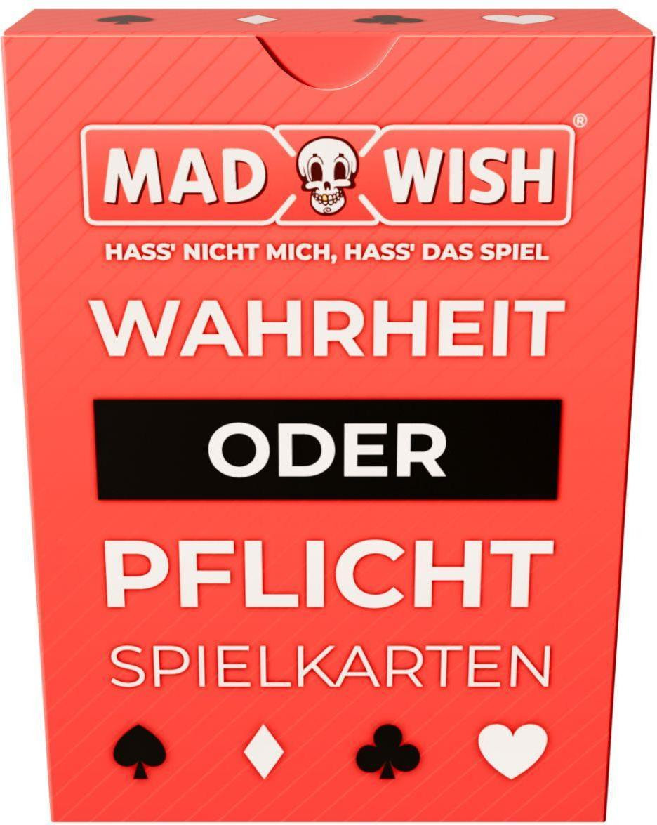 Mad Party Games MadWish Speelkaarten, 24 stuks, Engels/Duits