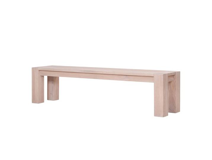 Banc David 225cm Marron/Chêne clair