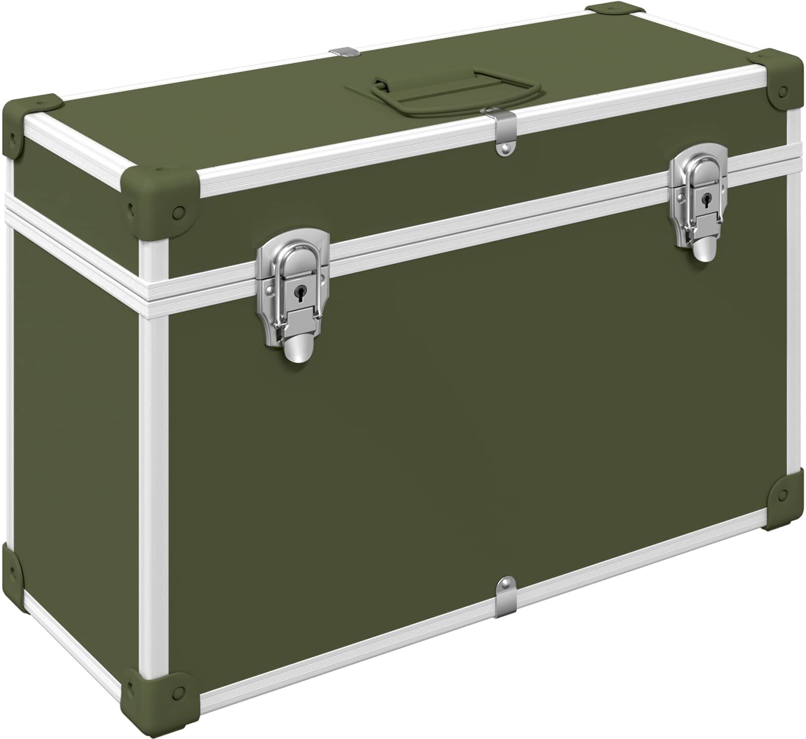 vidaXL Poignées de Cabinet Vert olive 85 x 45 mm Métal
