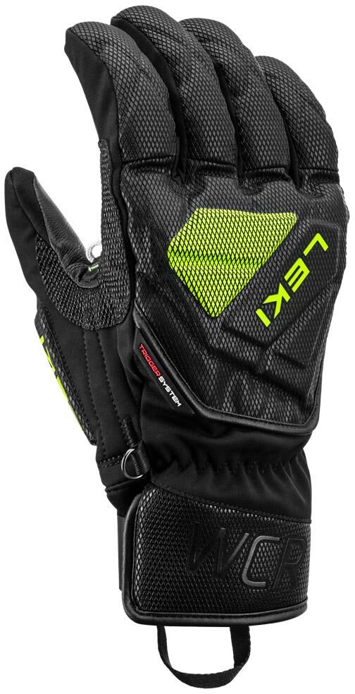Leki  - Wcr C-Tech 3D Black Ice Lemon - 10.5 - Gant de ski