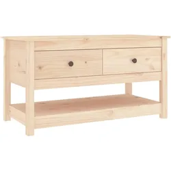 vidaXL Couchtisch 102x49x55 cm Massivholz Kiefer