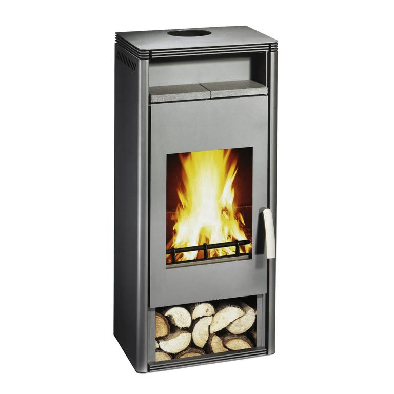 WAMSLERHAUSU Kaminofen KF 111 - OF / W, 6kW Orpheus mit Warmhaltefach 16913762