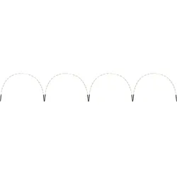 FHS LED Zaunleuchte 96LED ww