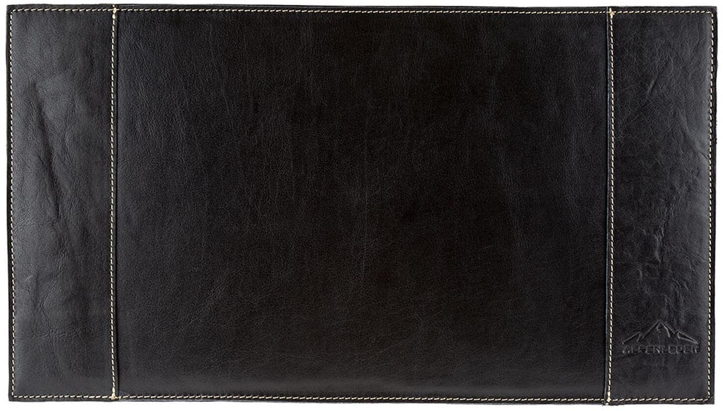 Schreibtischunterlage ALPENLEDER "Piemont", schwarz, B:29cm T:51,5cm, Schreibunterlagen, Schreibtischunterlage schwarz Einheitsgröße