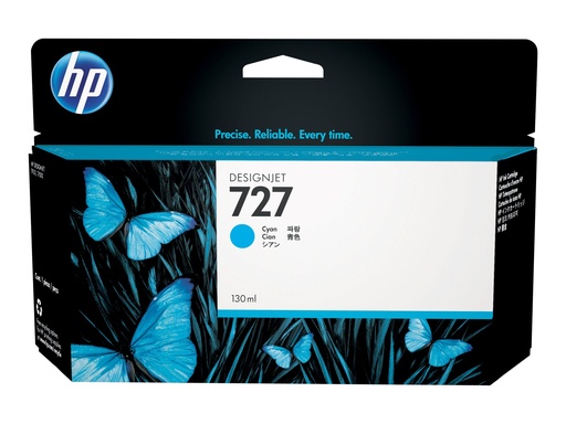 HP DesignJet 727 - Tintenpatrone Original - Cyan - 130 ml (B3P19A)