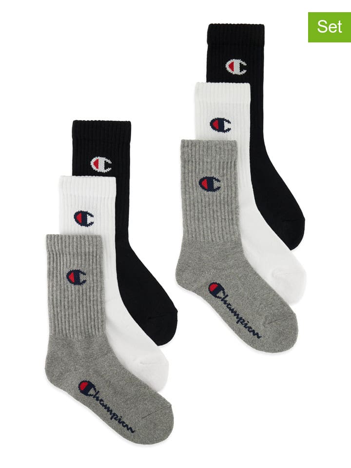 Champion 6er-Set: Socken in Bunt - 31-34