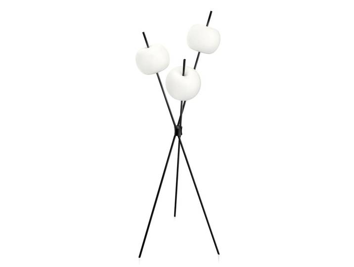 KDLN KUNDALINI lampadaire KUSHI (Noir - Verre soufflé et métal)