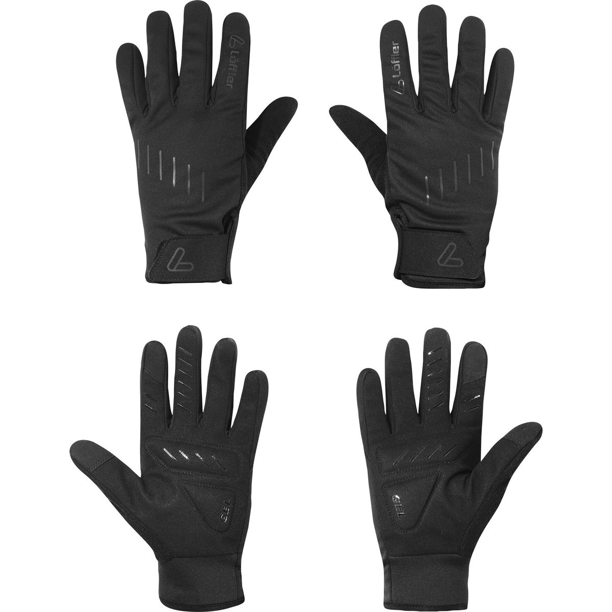 Löffler Windproof Bike Gloves black (990) 7-7,5 30817-990-7-7,5