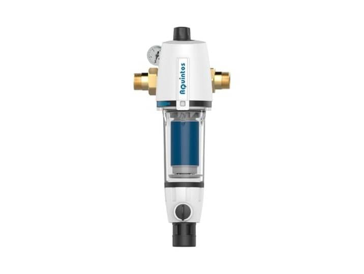 Aquintos RDX Vorfilter - Rückspülfilter - Hauswasserstation mit Druckminderer 1 Zoll / DN25 Hauswasserfilter - rückspülbar