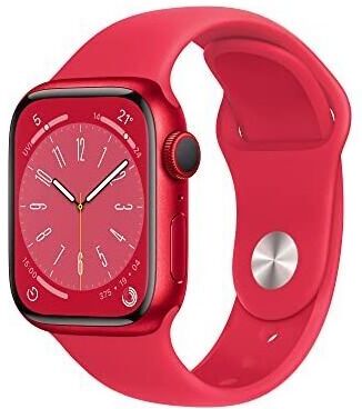 Apple Watch Series 8 Aluminium 45 mm (2022)   GPS   (PRODUCT)RED   Sport Band (PRODUCT)RED S/M - Refurbished