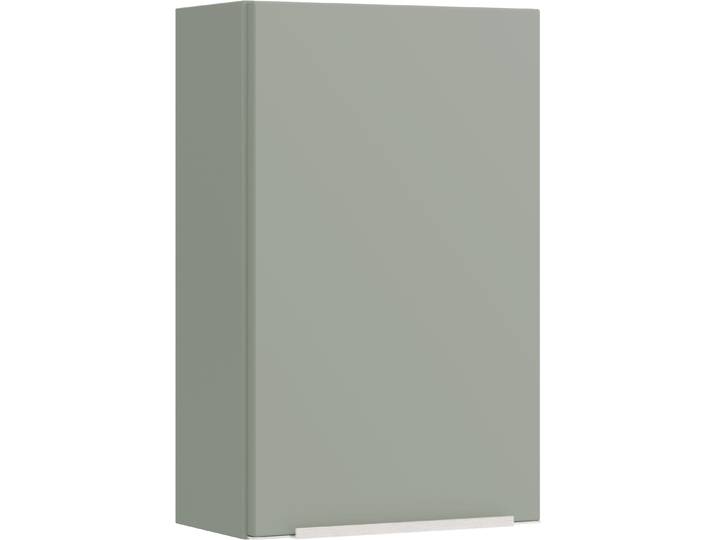 Hängeschrank WELLTIME TRIENT, Hängeschrank 40 cm, gedämpfte Scharniere , grün (schilfgrün), B:40cm H:64cm T:20cm, MDF, Schränke, Hängeschrank, Schilfgrün, gedämpfte Tür, verstellbare Einlegeböden