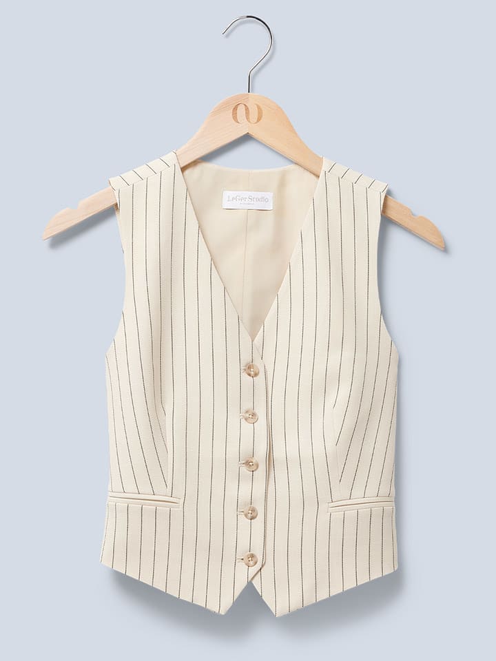 LeGer Weste "Elaine" in Creme - 36