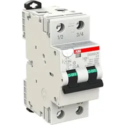 ABB FI/LS-Schalter 6 kA, 2P, Typ A, B10, 30 mA DS202CRA-B10/0,03