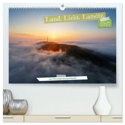Land. Licht. Lausitz. (hochwertiger Premium Wandkalender 2027 DIN A2 quer), Kunstdruck in Hochglanz
