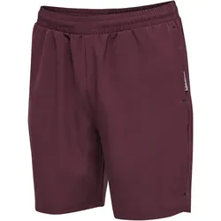 hummel MOVE Grid Woven Shorts Herren 3506 - grape wine 3XL