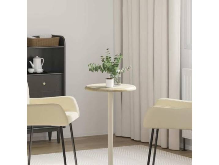 KGTKGTYER Tischplatte Marmor Rund 40 cm Ersatzplatte Steintisch Robustes Naturmaterial, Pflegeleichte Oberfläche, Stilvolles Design