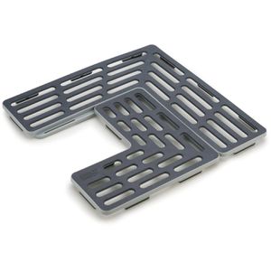 JosephJoseph Spülbeckeneinlage SinkSaver, eckig, grau, 28,5 x 28,5 cm, Kunststoff