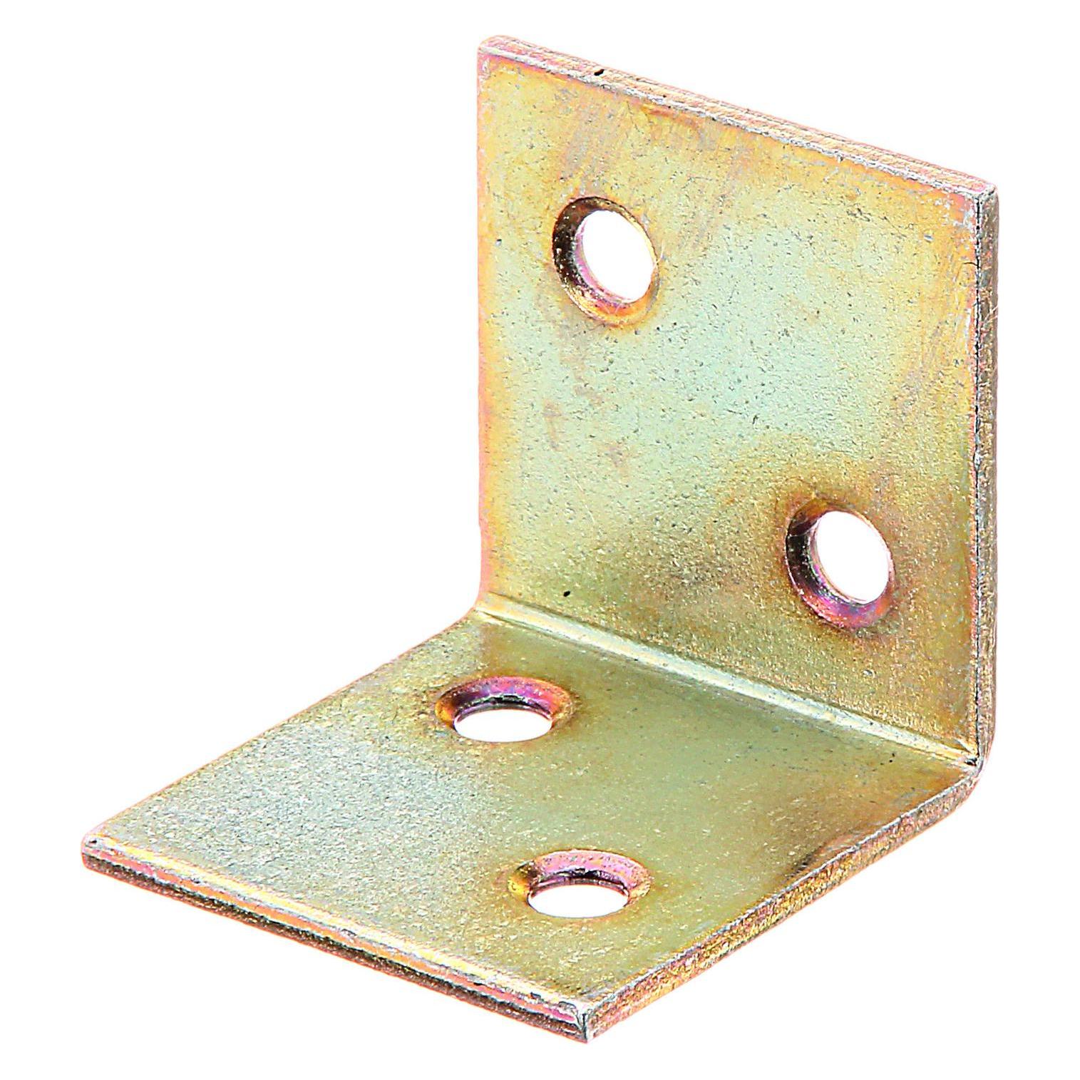 GAH Breitwinkel Mass a 30 mm Schenkellänge 30 mm galvanisch gelb verzinkt gleichschenklig (Breitwinkel, 100 Stk.) (332600)