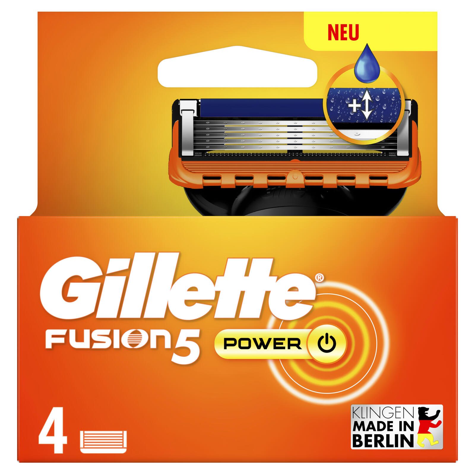 Gillette Rasierklingen FUSION 5 Power 4 St. 8700216478762